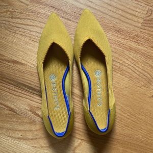 Yellow Pointed Toe Rothy’s